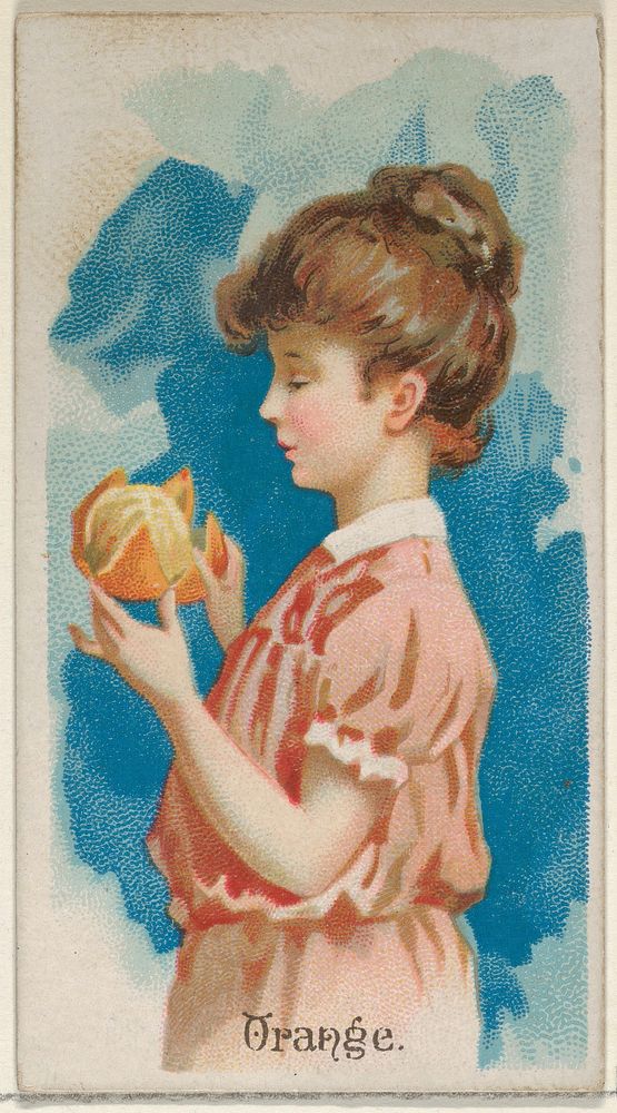 Orange, from the Fruits series (N12) for Allen & Ginter Cigarettes Brands issued by Allen & Ginter