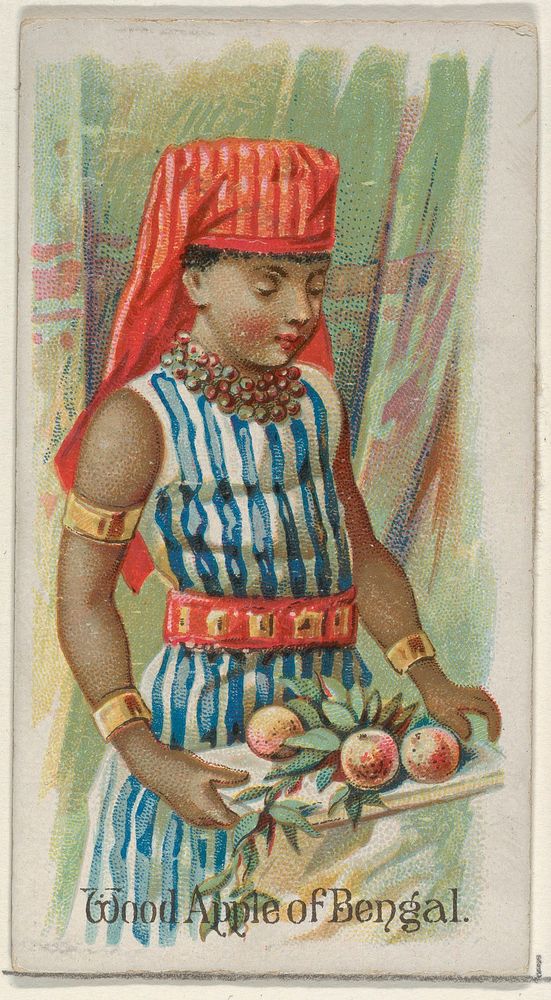 Wood Apple of Bengal, from the Fruits series (N12) for Allen & Ginter Cigarettes Brands, issued by Allen & Ginter
