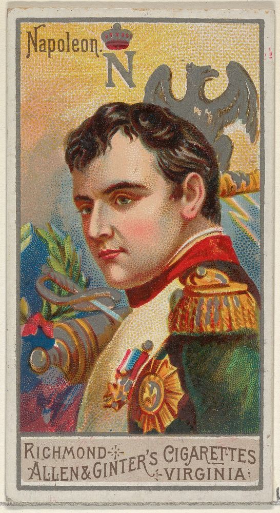 Napoleon Bonaparte, from the Great Generals series (N15) for Allen & Ginter Cigarettes Brands