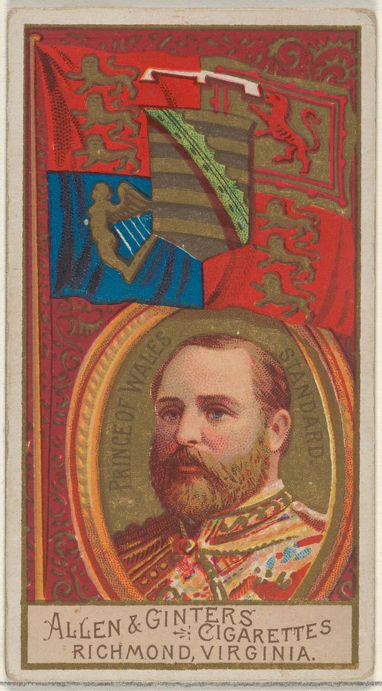Prince of Wales Standard, from the Naval Flags series (N17) for Allen & Ginter Cigarettes Brands issued by Allen & Ginter 