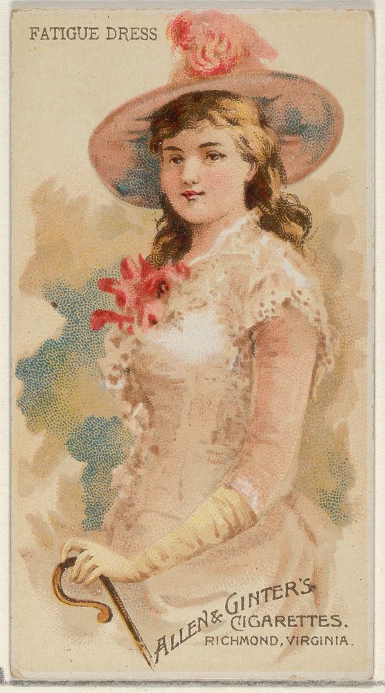 Fatigue Dress, from the Parasol Drills series (N18) for Allen & Ginter Cigarettes Brands issued by Allen & Ginter 