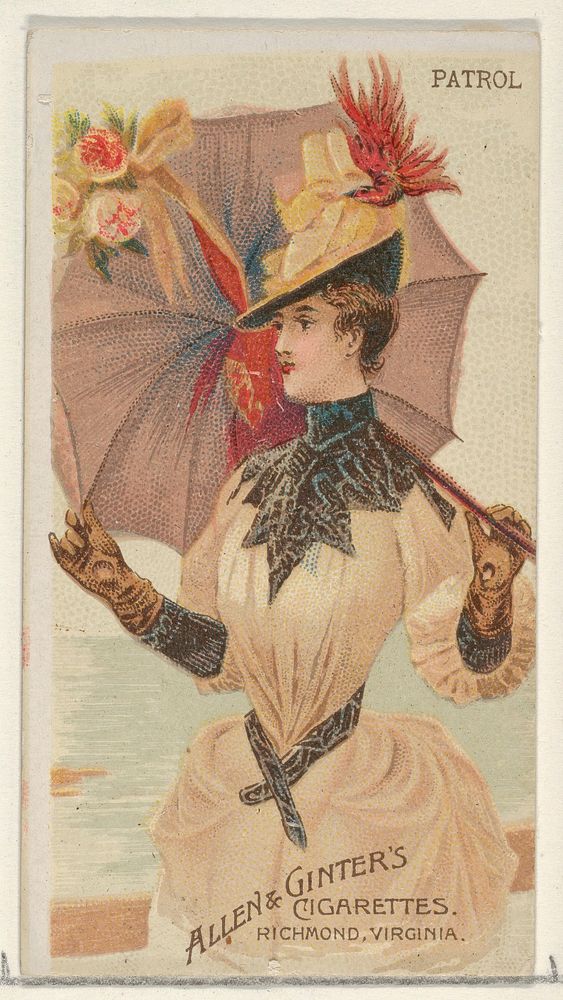 Patrol, from the Parasol Drills series (N18) for Allen & Ginter Cigarettes Brands