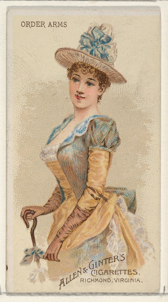 Order Arms, from the Parasol Drills series (N18) for Allen & Ginter Cigarettes Brands issued by Allen & Ginter 