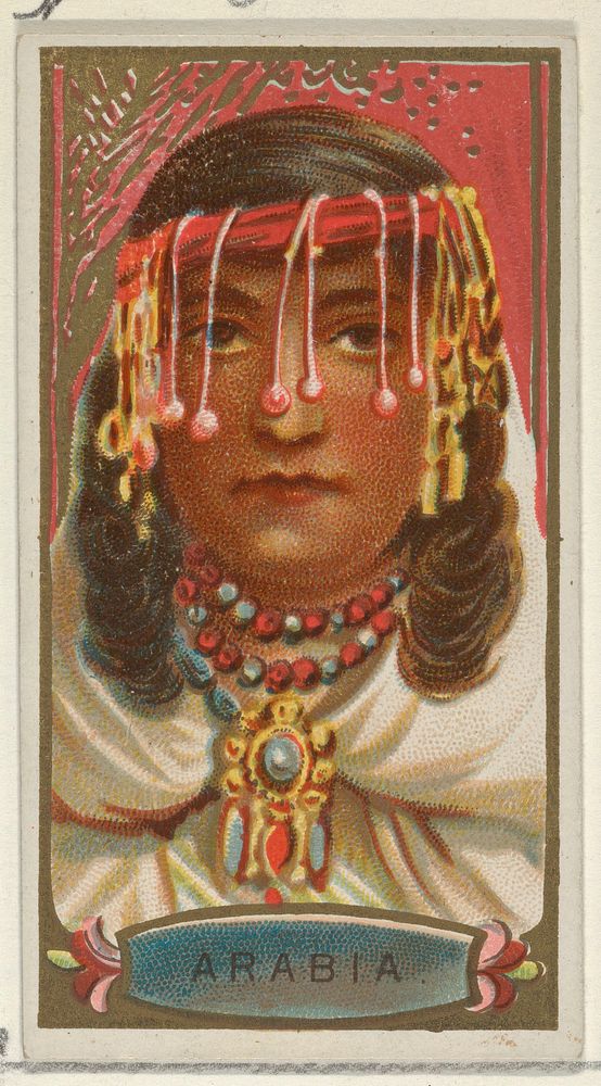 Arabia, from the Types of All Nations series (N24) for Allen & Ginter Cigarettes