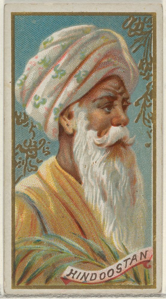 Hindoostan, from the Types of All Nations series (N24) for Allen & Ginter Cigarettes issued by Allen & Ginter, George S.…