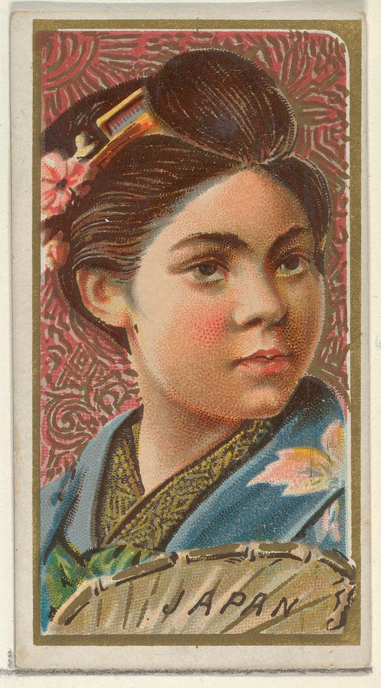 Japan, from the Types of All Nations series (N24) for Allen & Ginter Cigarettes, issued by Allen & Ginter