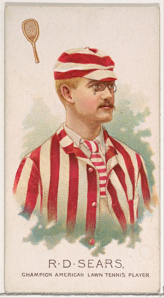 R.D. Sears, Champion American Lawn Tennis Player, from World's Champions, Series 2 (N29) for Allen & Ginter Cigarettes