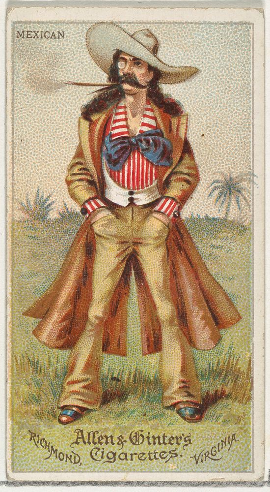 Mexican, from World's Dudes series (N31) for Allen & Ginter Cigarettes
