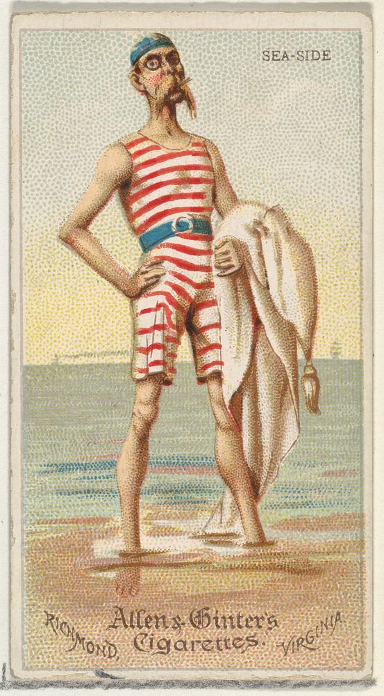 Sea-Side, from World's Dudes series (N31) for Allen & Ginter Cigarettes issued by Allen & Ginter
