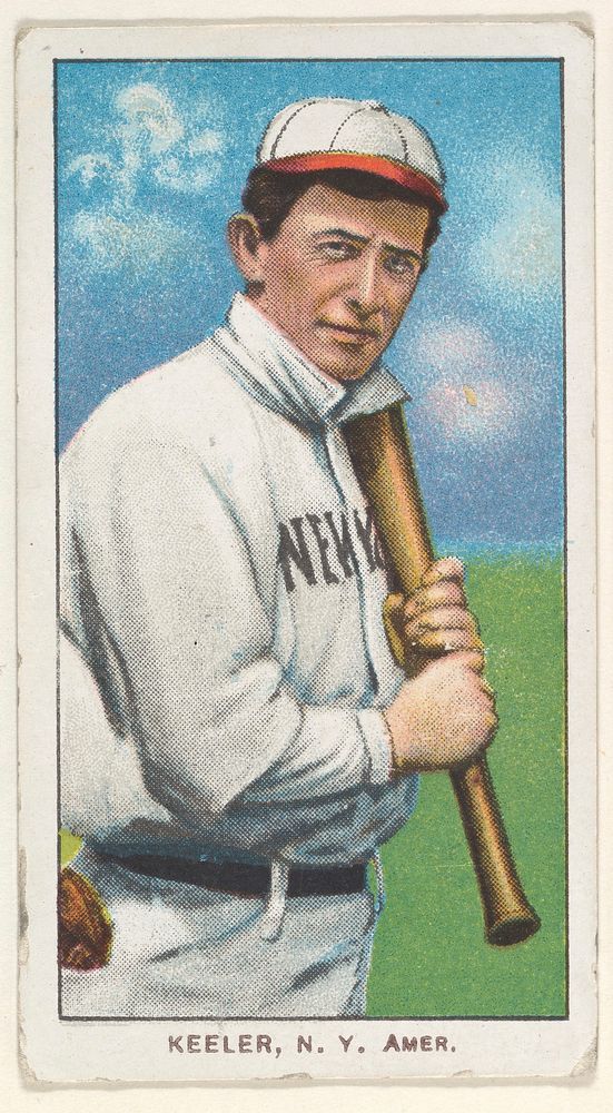 Keeler, New York, American League, from the White Border series (T206) for the American Tobacco Company