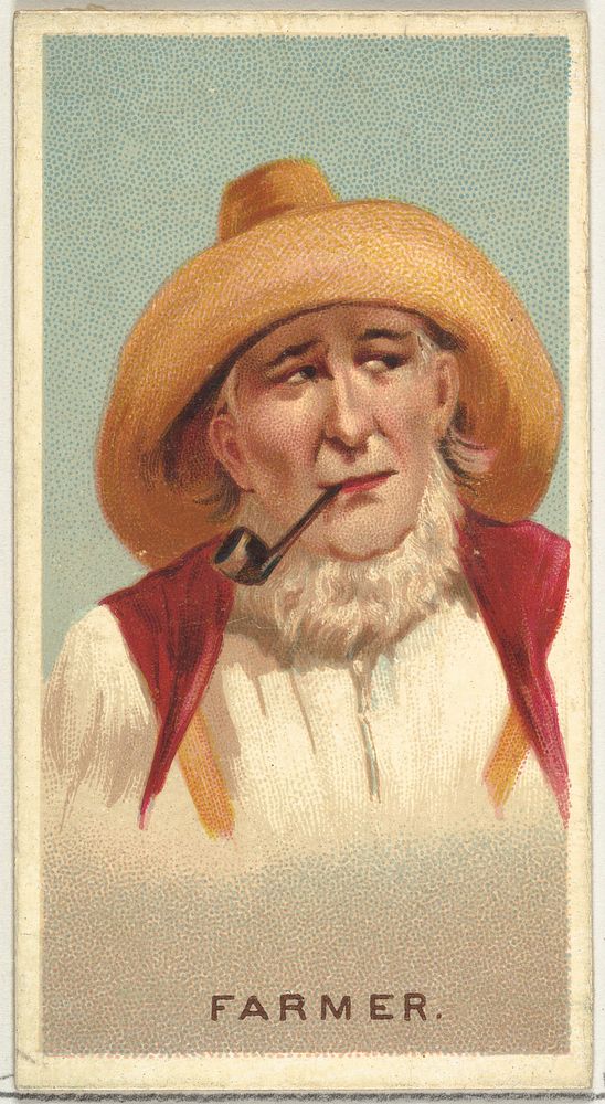 Farmer, from World's Smokers series (N33) for Allen & Ginter Cigarettes, issued by Allen & Ginter