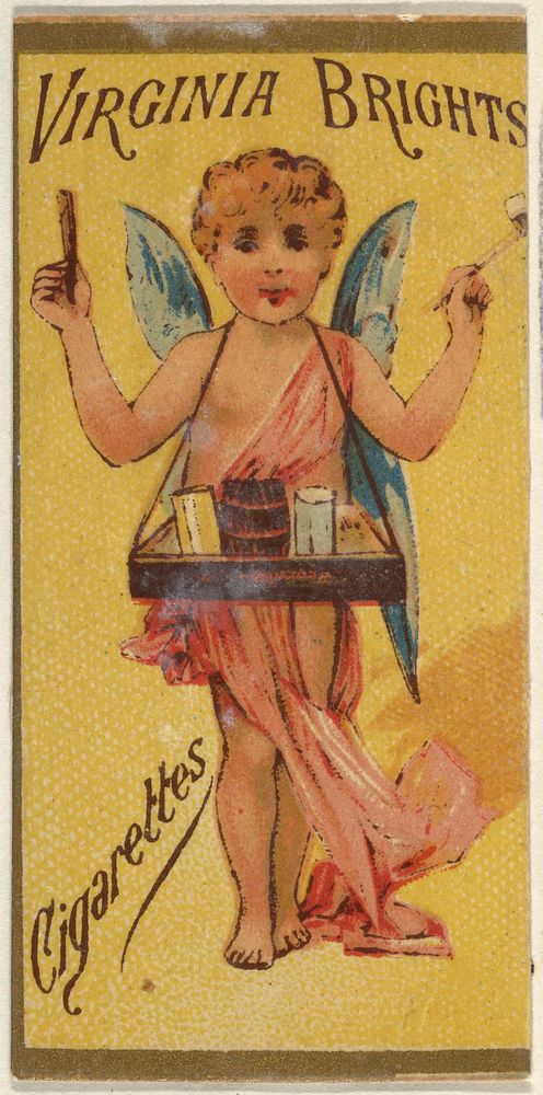 From the Girls and Children series (N64) promoting Virginia Brights Cigarettes for Allen & Ginter brand tobacco products…
