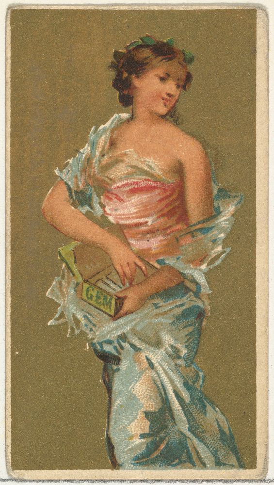 From the Girls and Children series (N65) promoting Richmond Gem Cigarettes for Allen & Ginter brand tobacco products issued…