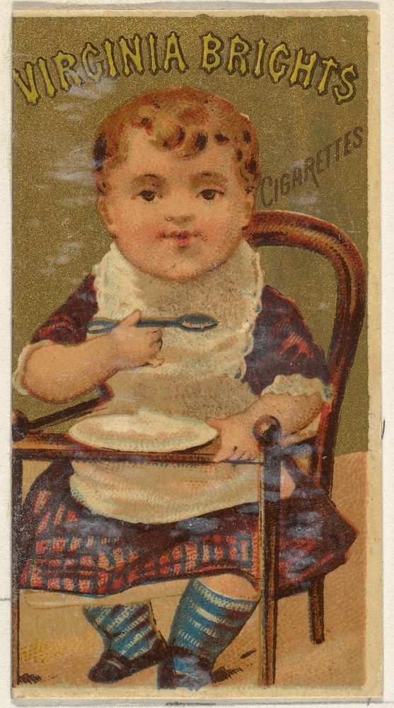 From the Girls and Children series (N64) promoting Virginia Brights Cigarettes for Allen & Ginter brand tobacco products…