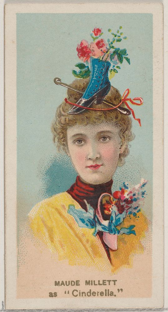 Maude Millett as Cinderella," from the series Fancy Dress Ball Costumes (N73) for Duke brand cigarettes issued by W. Duke…