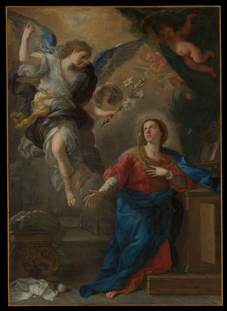 The Annunciation by Luca Giordano
