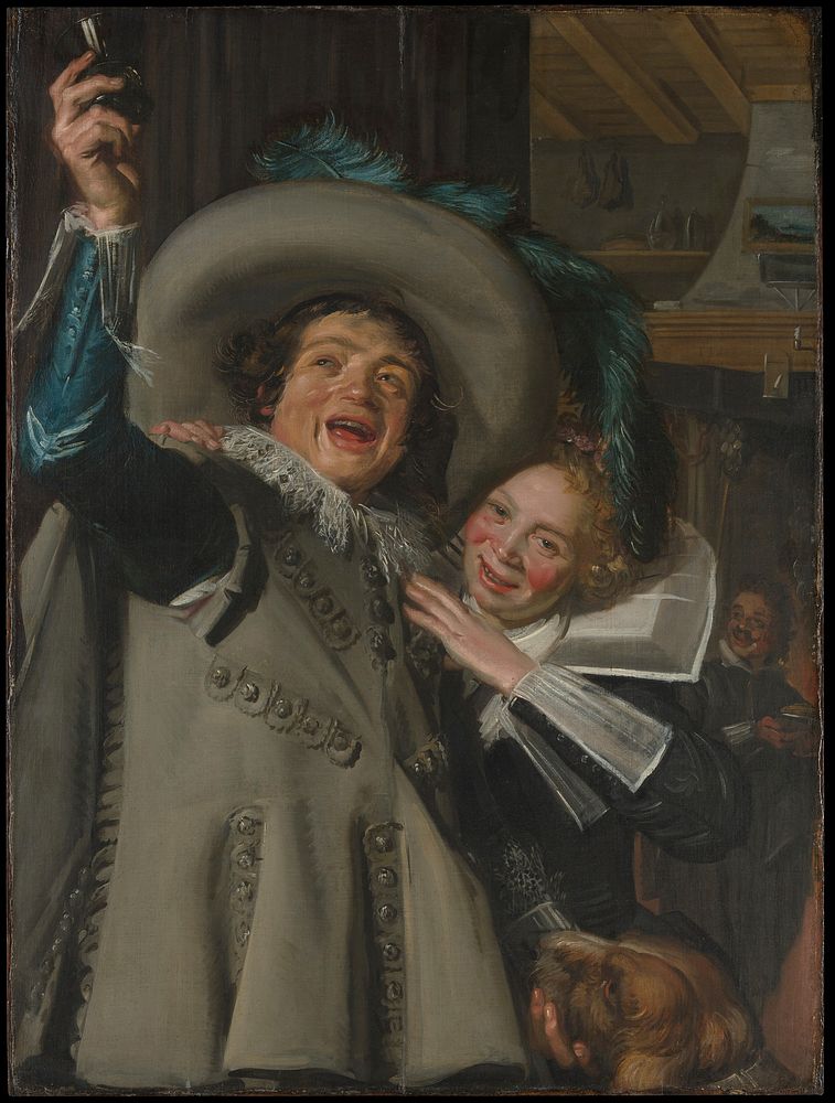 Young Man and Woman in an Inn, Frans Hals 