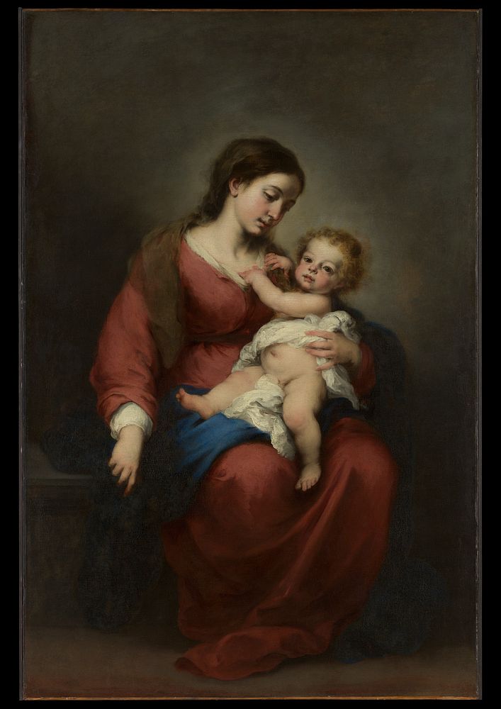 Virgin and Child by Bartolom&eacute; Esteb&aacute;n Murillo