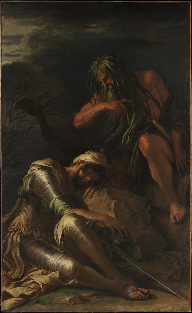 The Dream of Aeneas by Salvator Rosa