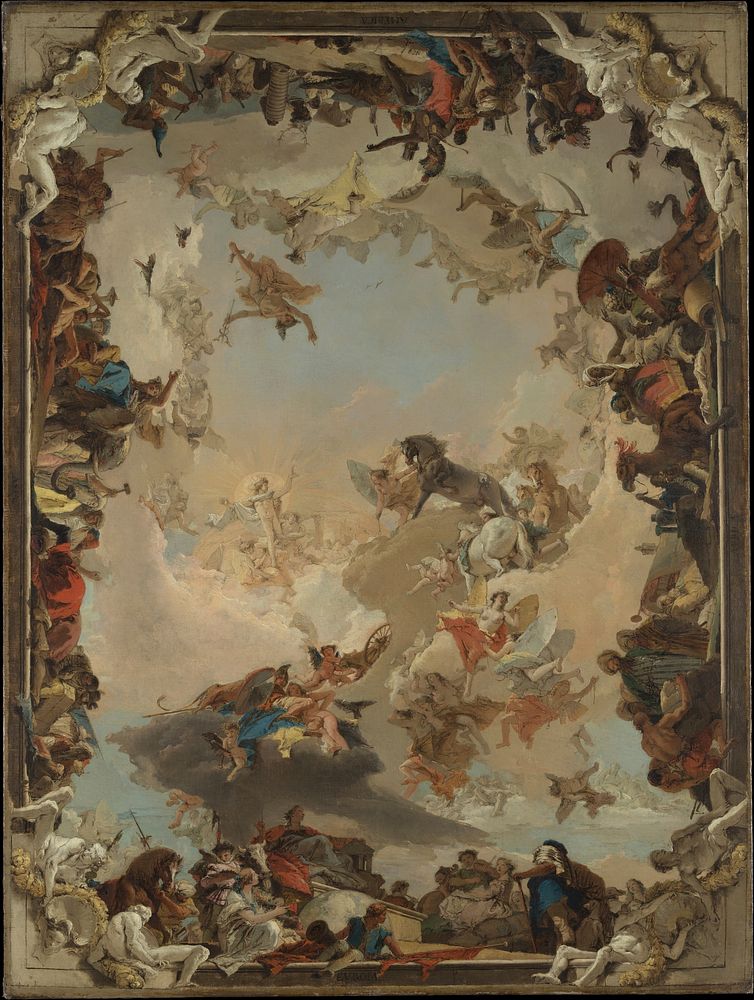 Allegory of the Planets and Continents by Giovanni Battista Tiepolo