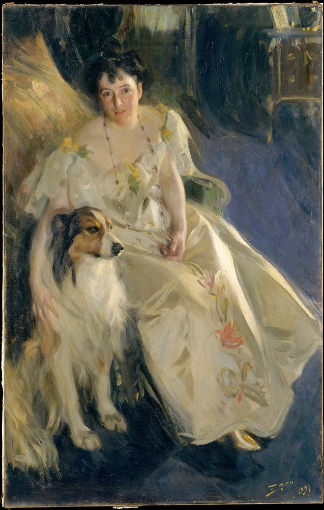 Mrs. Walter Rathbone Bacon (Virginia Purdy Barker, 1862&ndash;1919) by Anders Zorn