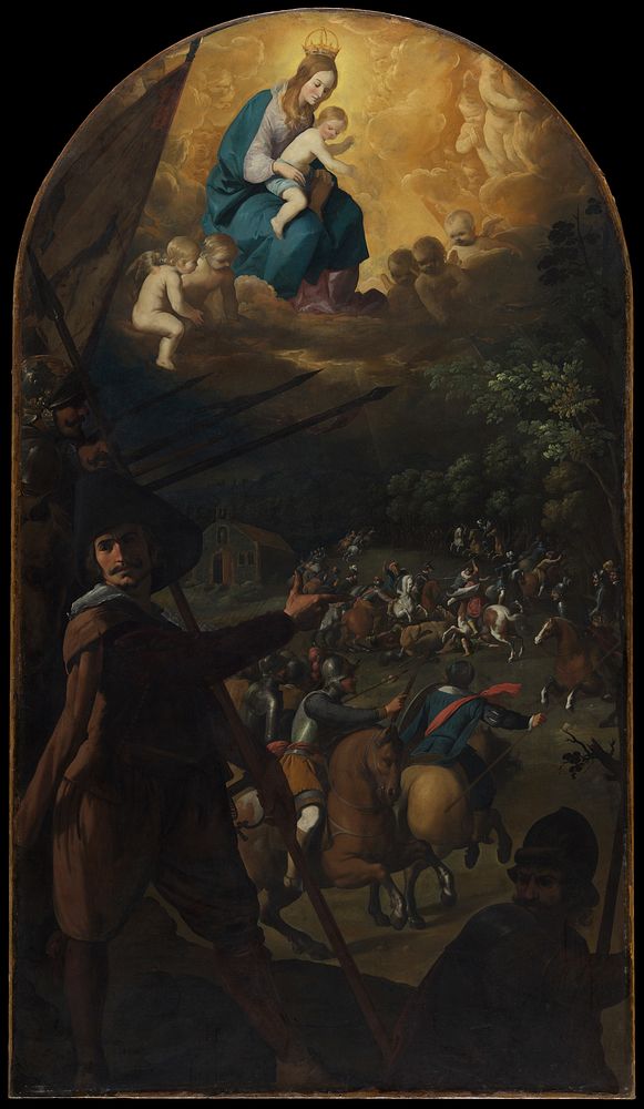 Battle between Christians and Muslims at El Sotillo by Francisco de Zurbar&aacute;n