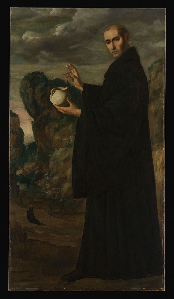 Saint Benedict by Francisco de Zurbar&aacute;n
