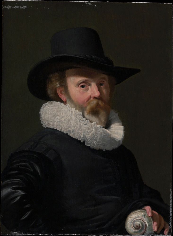 Portrait of a Man with a Shell by Thomas de Keyser