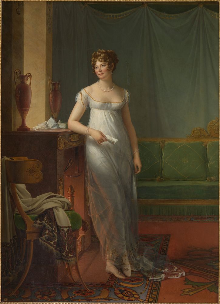 Madame Charles Maurice de Talleyrand P&eacute;rigord (1761&ndash;1835) by baron Fran&ccedil;ois G&eacute;rard