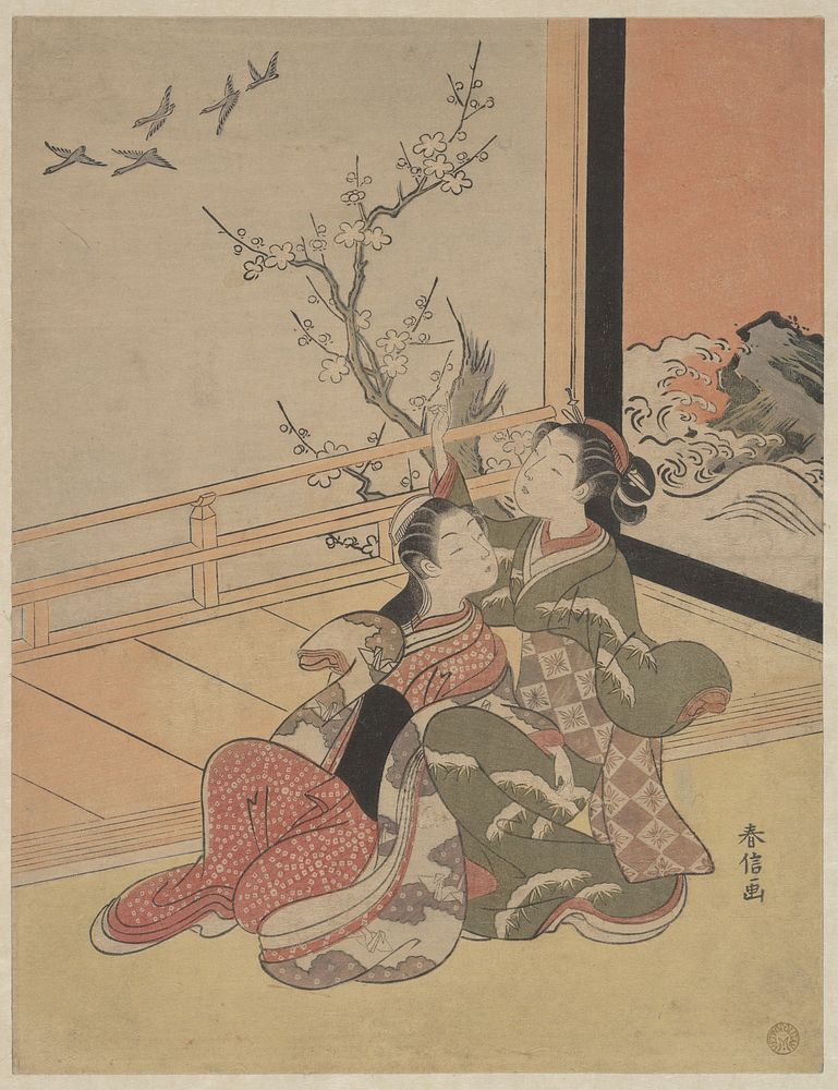 See Them Fly by Suzuki Harunobu