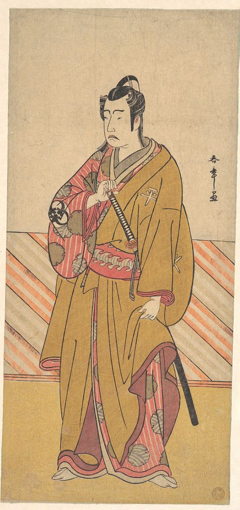 The Actor Bando Mitsugorō I as one of the Conen Otoko or Five Kyokaku by Katsukawa Shunshō
