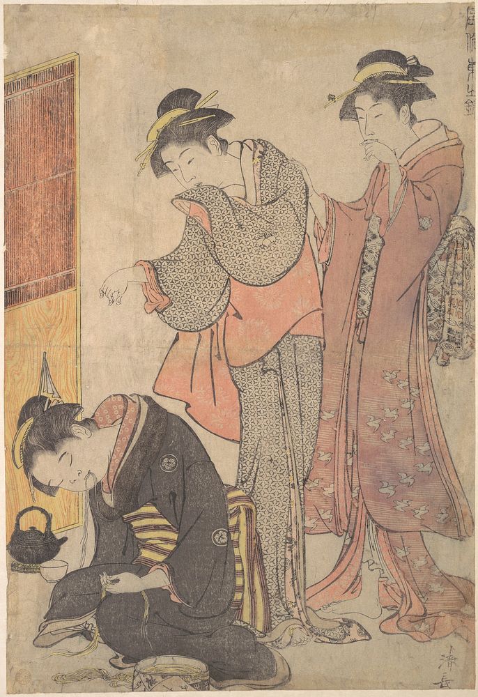 A Practical Joke by Torii Kiyonaga