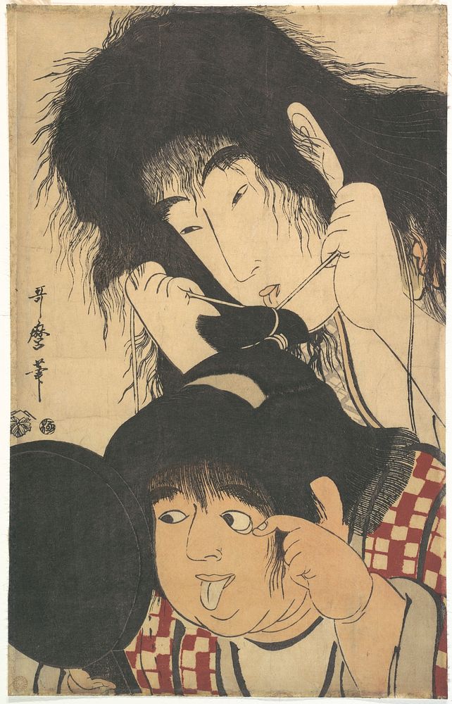 Yamauba and Kintarō by Utamaro Kitagawa (1754–1806)