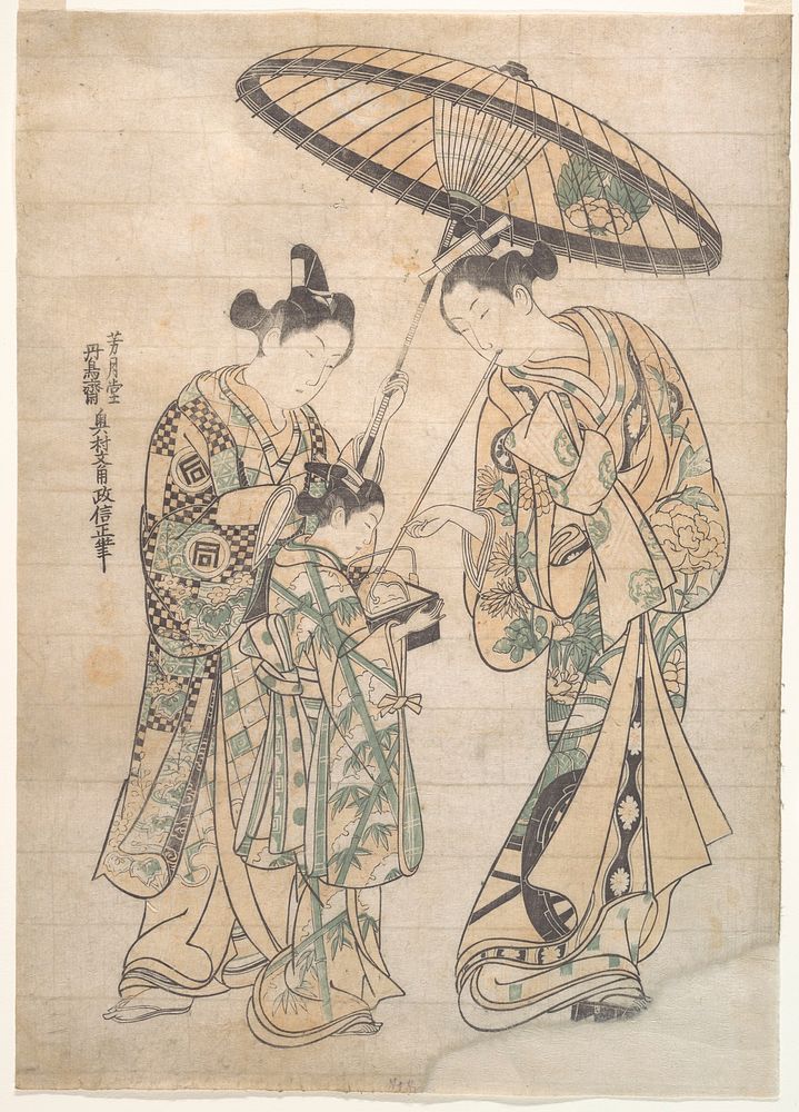 Two Figures by Okumura Masanobu