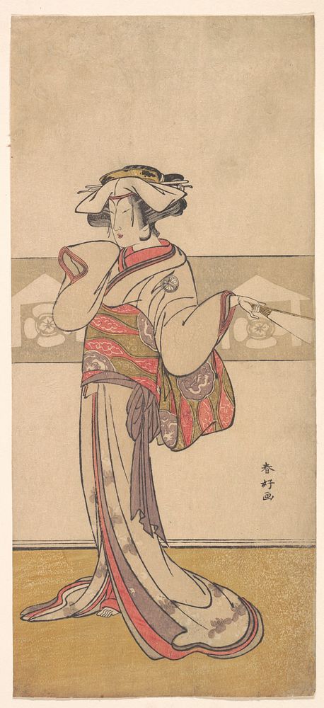 Segawa Kikunojō III in the Role of Ōiso no Tora by Katsukawa Shunkō