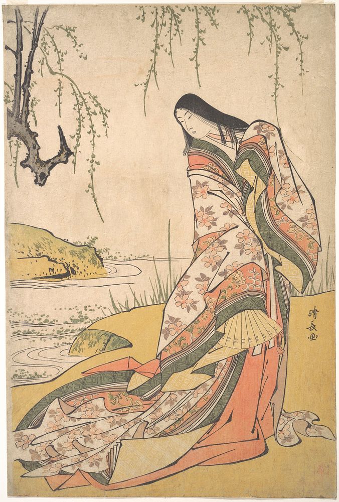 Kanjo: A Court Lady by Torii Kiyonaga