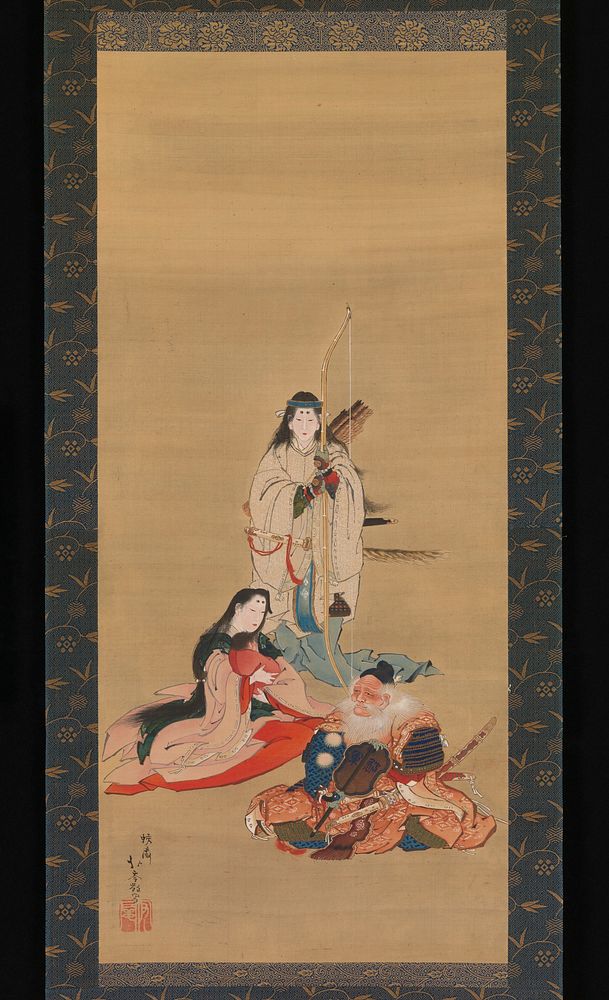 The Legendary Empress Jingū by Kōsai Hokushin