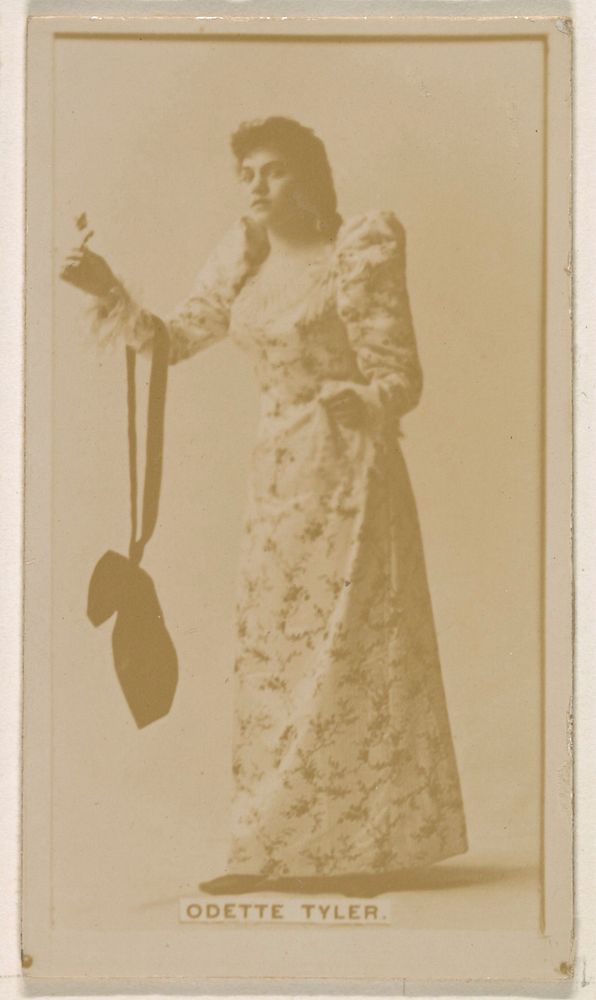 Odette Tyler, from the Actresses series (N245) issued by Kinney Brothers to promote Sweet Caporal Cigarettes