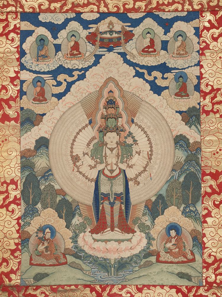 Eleven-headed bodhisattva Guanyin