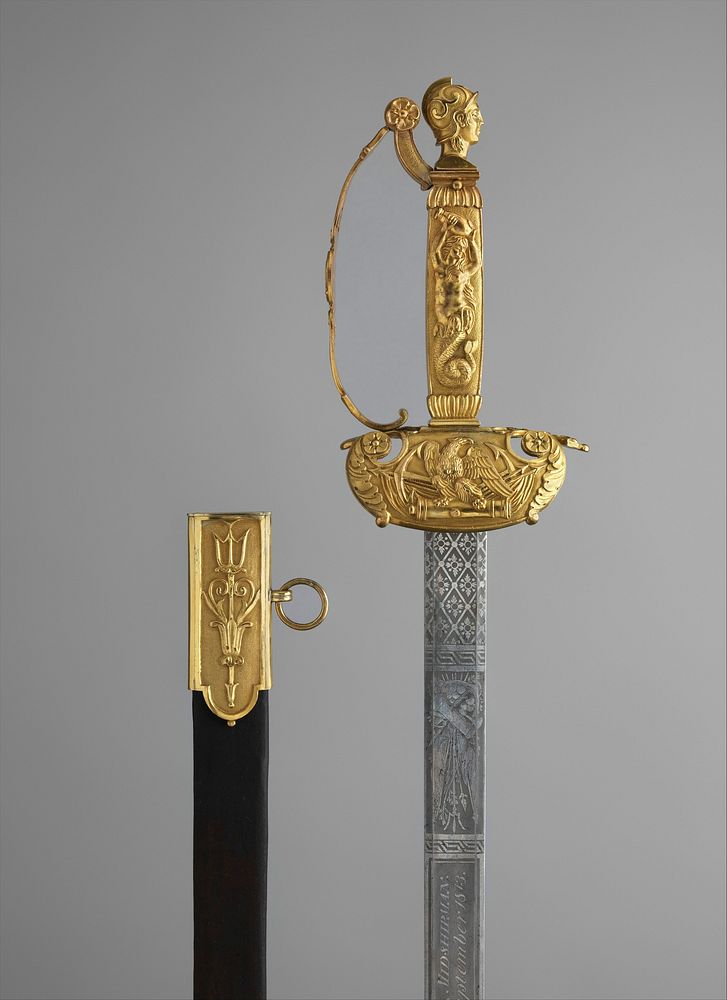 Congressional Presentation Sword and Scabbard of Peleg K. Dunham (1794–1822)