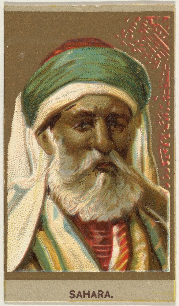 Sahara, from the Races of Mankind series (T181) issued by Abdul Cigarettes
