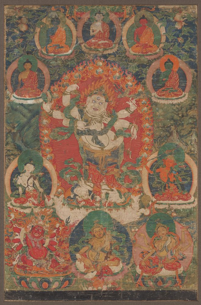 White Mahakala, Tibet