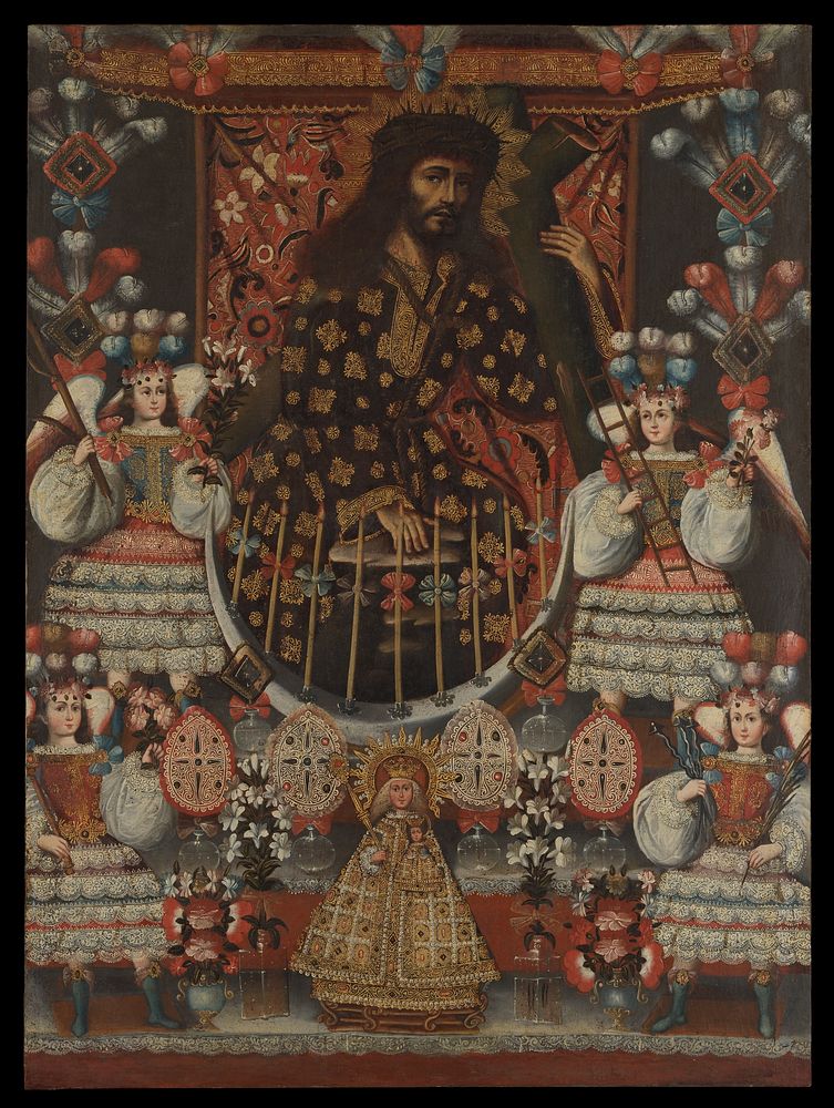 Christ Carrying the Cross, called The Lord of the Fall" by unknown Cuzco Artist (Peru, second half 18th century)