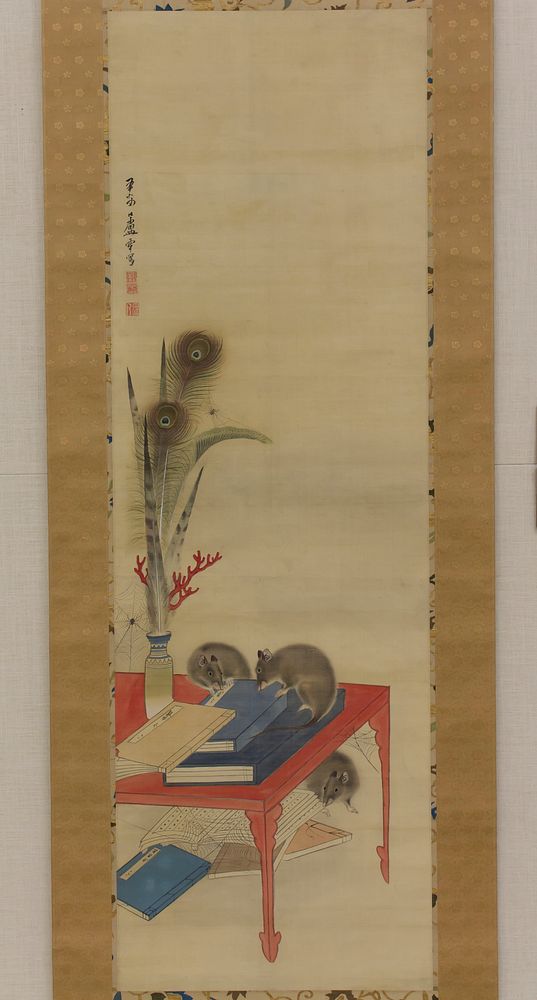 Rats on a Scholar&rsquo;s Desk by Nagasawa Rosetsu