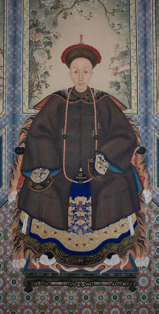 Portrait of a man in court robes with fur surcoat by Unidentified artist