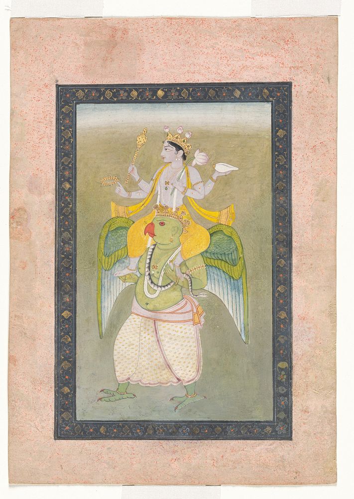 Vishnu on Garuda, attributed to Sajnu