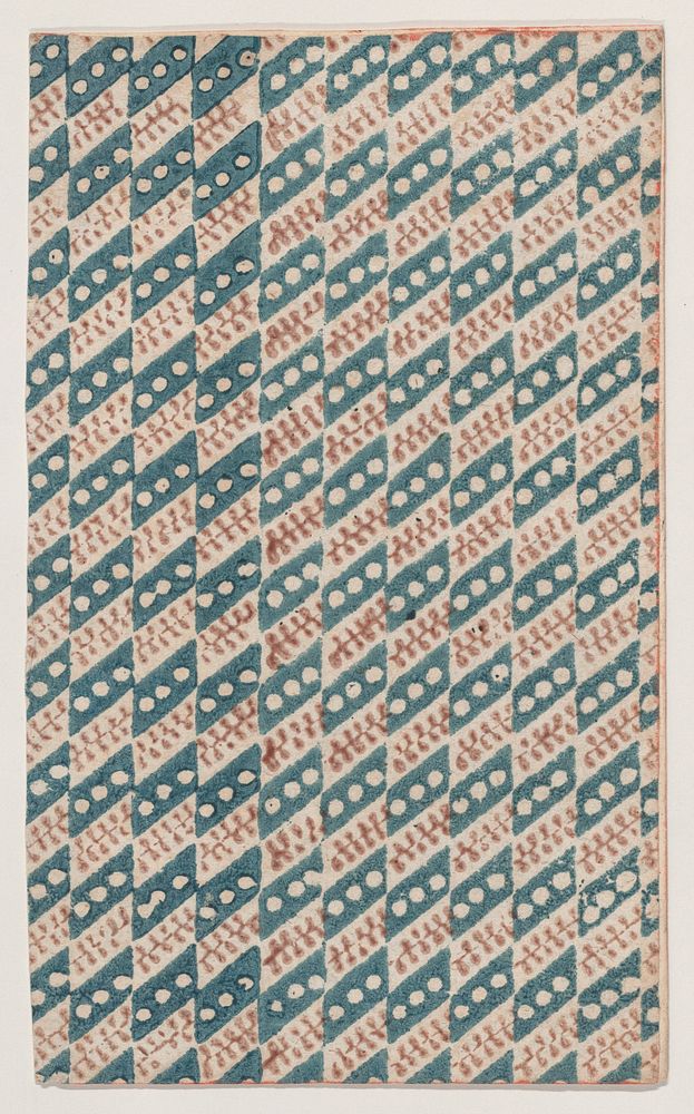 Sheet with overall zigzag pattern