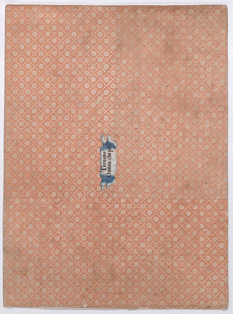 Sheet with overall dot and circle pattern