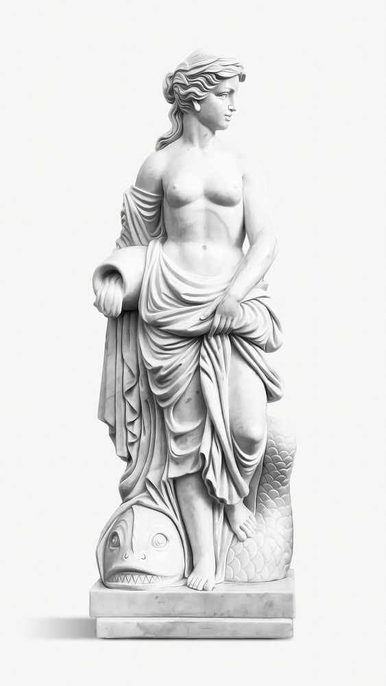 Greek woman statue, nude sculpture