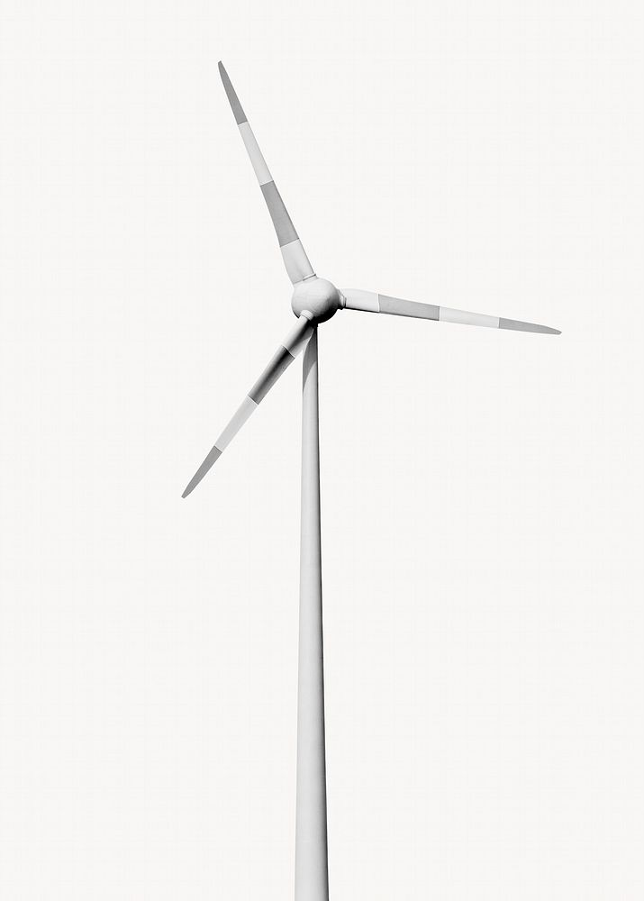 Wind turbine, alternative energy isolated image